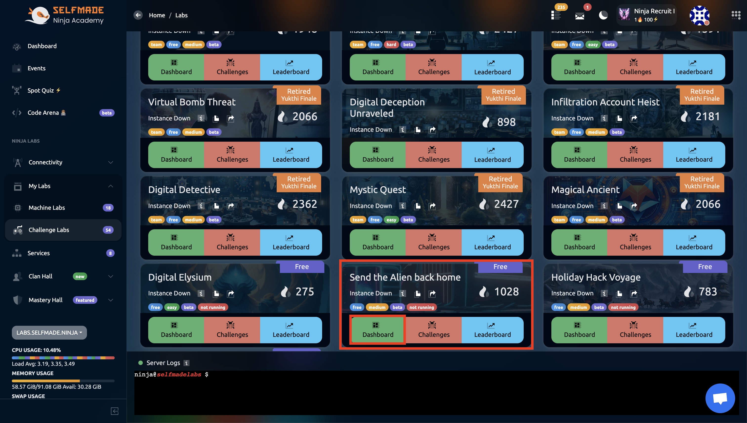 Free Challenge Example