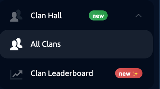 Clan Main Interface