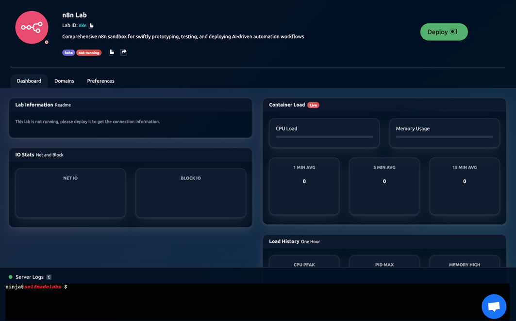 Machine Labs Interface