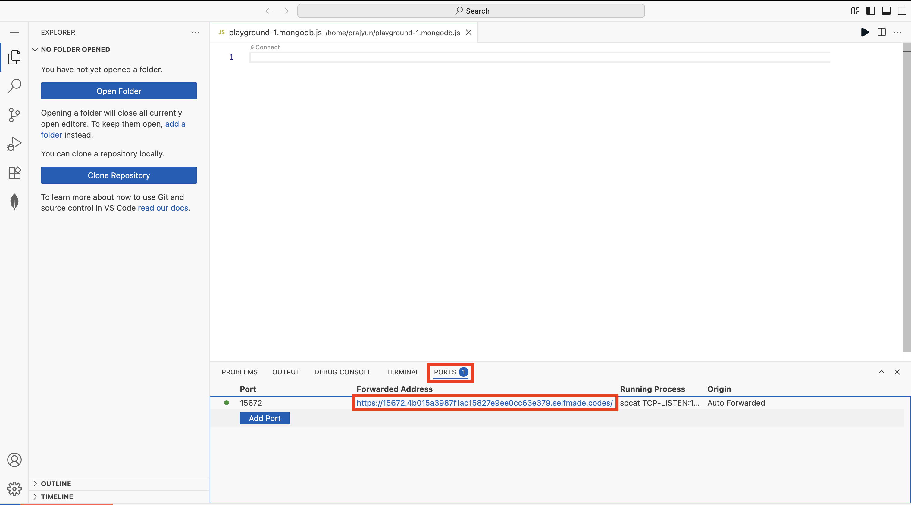 Port Tab Access